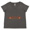Women's Curvy Collection Fine Jersey V-Neck Tee Thumbnail