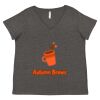 Women's Curvy Collection Fine Jersey V-Neck Tee Thumbnail
