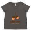 Women's Curvy Collection Fine Jersey V-Neck Tee Thumbnail