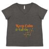 Women's Curvy Collection Fine Jersey V-Neck Tee Thumbnail