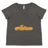 Women's Curvy Collection Fine Jersey V-Neck Tee Thumbnail