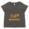 Women's Curvy Collection Fine Jersey V-Neck Tee Thumbnail