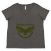Women's Curvy Collection Fine Jersey V-Neck Tee Thumbnail