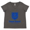 Women's Curvy Collection Fine Jersey V-Neck Tee Thumbnail