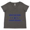 Women's Curvy Collection Fine Jersey V-Neck Tee Thumbnail