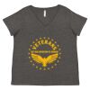Women's Curvy Collection Fine Jersey V-Neck Tee Thumbnail