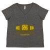 Women's Curvy Collection Fine Jersey V-Neck Tee Thumbnail