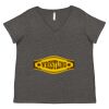 Women's Curvy Collection Fine Jersey V-Neck Tee Thumbnail