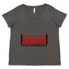 Women's Curvy Collection Fine Jersey V-Neck Tee Thumbnail