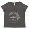 Women's Curvy Collection Fine Jersey V-Neck Tee Thumbnail