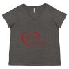 Women's Curvy Collection Fine Jersey V-Neck Tee Thumbnail