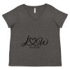 Women's Curvy Collection Fine Jersey V-Neck Tee Thumbnail