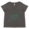 Women's Curvy Collection Fine Jersey V-Neck Tee Thumbnail