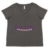 Women's Curvy Collection Fine Jersey V-Neck Tee Thumbnail