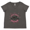 Women's Curvy Collection Fine Jersey V-Neck Tee Thumbnail