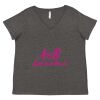 Women's Curvy Collection Fine Jersey V-Neck Tee Thumbnail