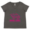 Women's Curvy Collection Fine Jersey V-Neck Tee Thumbnail