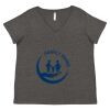 Women's Curvy Collection Fine Jersey V-Neck Tee Thumbnail