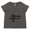 Women's Curvy Collection Fine Jersey V-Neck Tee Thumbnail