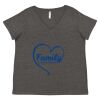 Women's Curvy Collection Fine Jersey V-Neck Tee Thumbnail