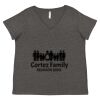 Women's Curvy Collection Fine Jersey V-Neck Tee Thumbnail