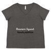 Women's Curvy Collection Fine Jersey V-Neck Tee Thumbnail