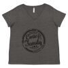 Women's Curvy Collection Fine Jersey V-Neck Tee Thumbnail