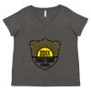 Women's Curvy Collection Fine Jersey V-Neck Tee Thumbnail