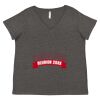 Women's Curvy Collection Fine Jersey V-Neck Tee Thumbnail