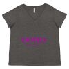 Women's Curvy Collection Fine Jersey V-Neck Tee Thumbnail