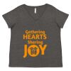 Women's Curvy Collection Fine Jersey V-Neck Tee Thumbnail