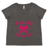 Women's Curvy Collection Fine Jersey V-Neck Tee Thumbnail