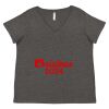 Women's Curvy Collection Fine Jersey V-Neck Tee Thumbnail