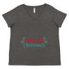 Women's Curvy Collection Fine Jersey V-Neck Tee Thumbnail