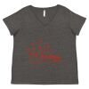 Women's Curvy Collection Fine Jersey V-Neck Tee Thumbnail