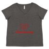 Women's Curvy Collection Fine Jersey V-Neck Tee Thumbnail