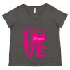 Women's Curvy Collection Fine Jersey V-Neck Tee Thumbnail