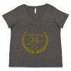 Women's Curvy Collection Fine Jersey V-Neck Tee Thumbnail