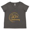 Women's Curvy Collection Fine Jersey V-Neck Tee Thumbnail