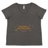Women's Curvy Collection Fine Jersey V-Neck Tee Thumbnail