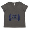 Women's Curvy Collection Fine Jersey V-Neck Tee Thumbnail