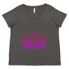 Women's Curvy Collection Fine Jersey V-Neck Tee Thumbnail