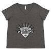 Women's Curvy Collection Fine Jersey V-Neck Tee Thumbnail