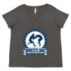 Women's Curvy Collection Fine Jersey V-Neck Tee Thumbnail
