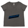 Women's Curvy Collection Fine Jersey V-Neck Tee Thumbnail