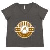 Women's Curvy Collection Fine Jersey V-Neck Tee Thumbnail