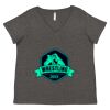 Women's Curvy Collection Fine Jersey V-Neck Tee Thumbnail