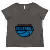 Women's Curvy Collection Fine Jersey V-Neck Tee Thumbnail