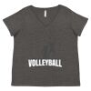 Women's Curvy Collection Fine Jersey V-Neck Tee Thumbnail