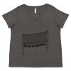 Women's Curvy Collection Fine Jersey V-Neck Tee Thumbnail